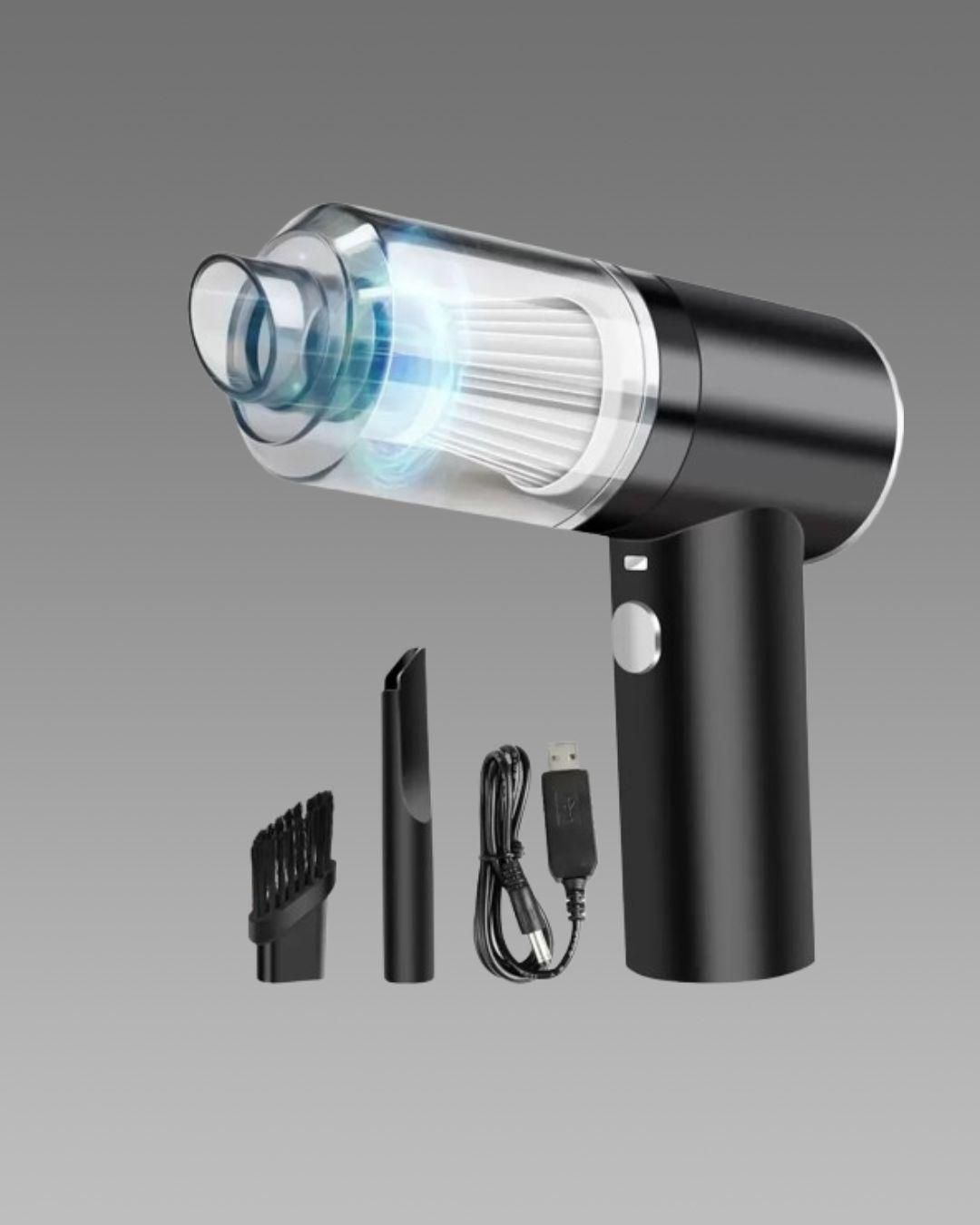 2-in-1 Portable Air Duster + Wireless Vacuum Cleaner